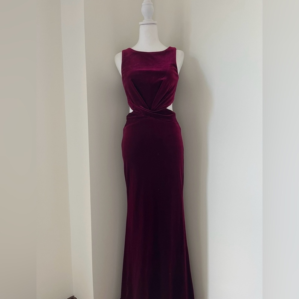 Red Velvet Gown